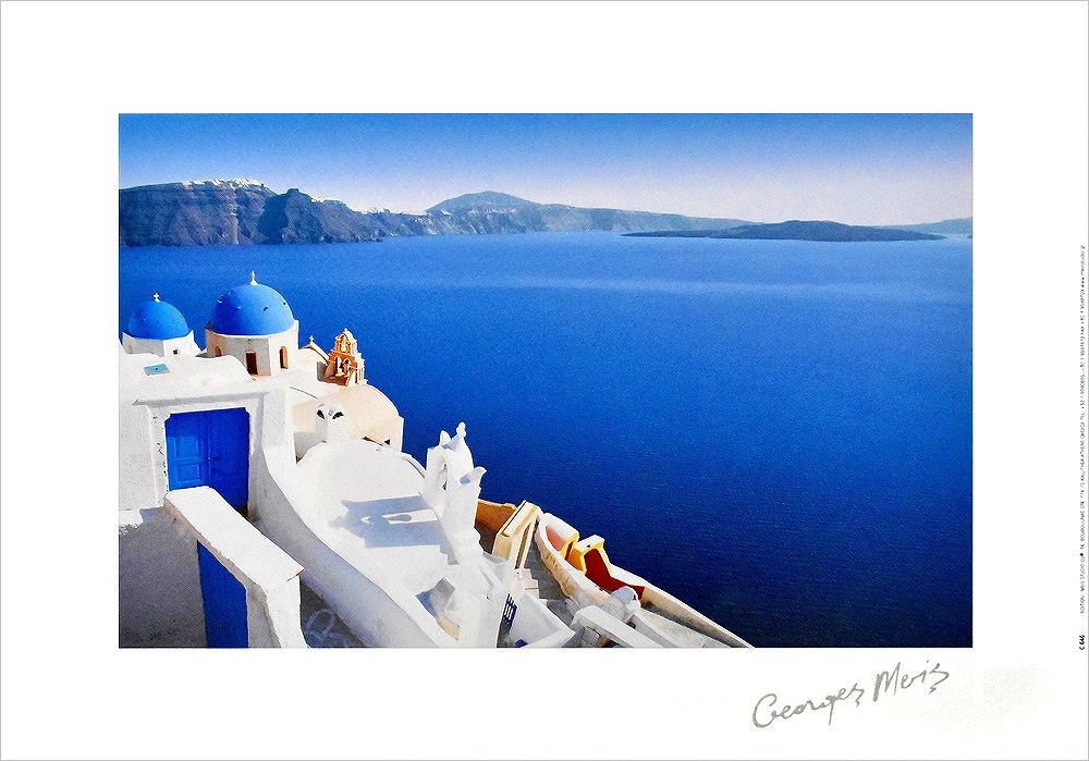 ジョルジュ・メイス アートポスター 地中海 フレーム