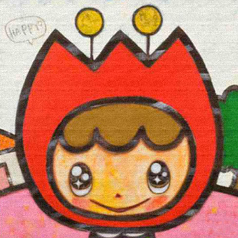 アリカワコウヘイ！ ボックス額付き額装品 絵画 (版画/キャンバス