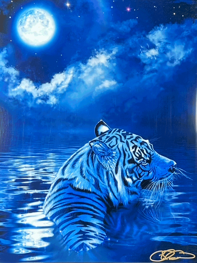 ラッセン 絵画 ムーンリットディスティニー(S) ラッセン 絵画 ムーン