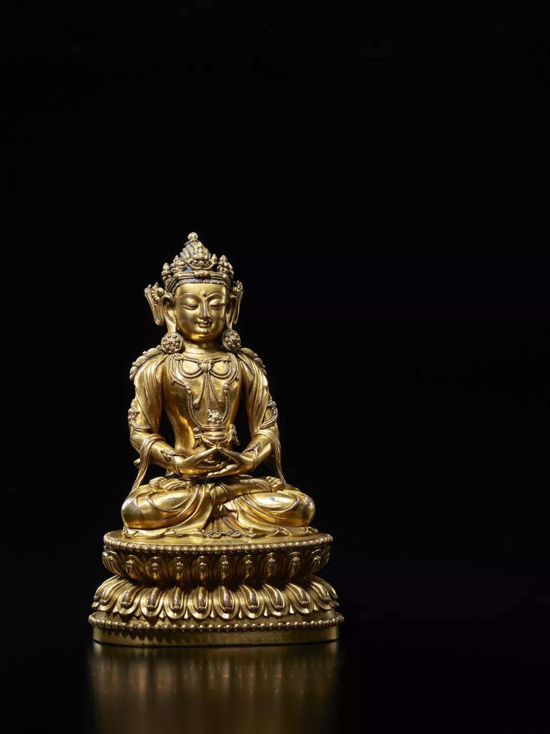 古董，明代佛像，藏友旧藏寄賣，青銅製古美術品，高3⃣️1⃣️cm，重