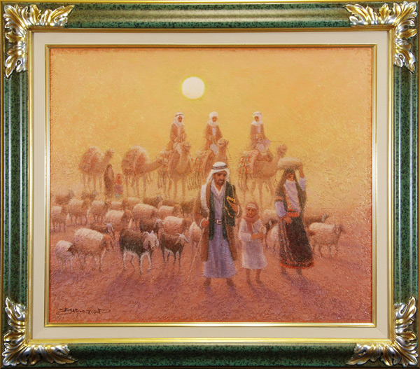 松尾洋明 『ガリラヤの春』 油彩 F10号 松尾洋明 『ガリラヤの春