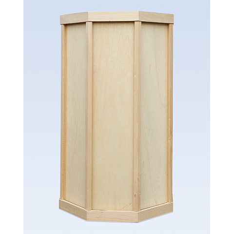 共同制作 八角花台（木彫板付き）