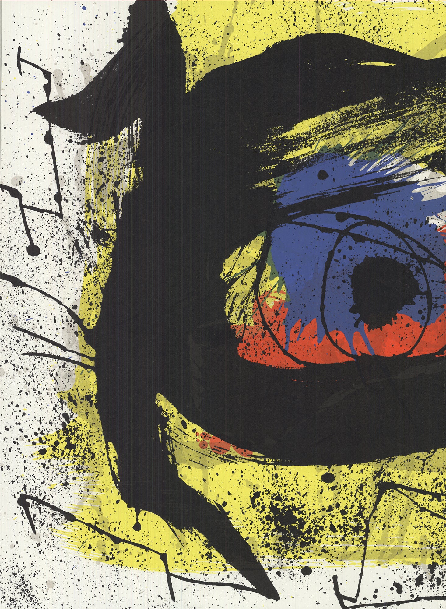 Derriere le Miroir No.203 ミロ 1973」ダブル頁のオリジナルリト3点入