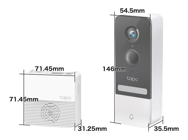Tapo D230S1 カメラ付きスマートドアホンキット｜スマートホーム製品