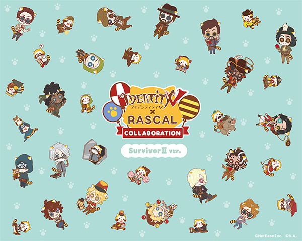 第五人格 ラスカルコラボ 缶バッジ クリアファイル アクスタ ポスト