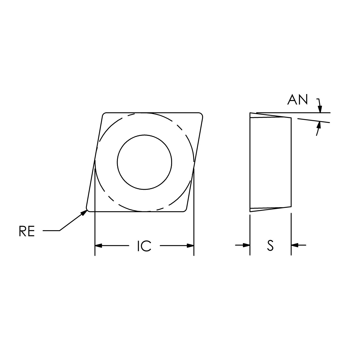 ULTRA-DEX® 913 (CCMT 21.51-ZX3 UD21), Insert, Positive - ARCH