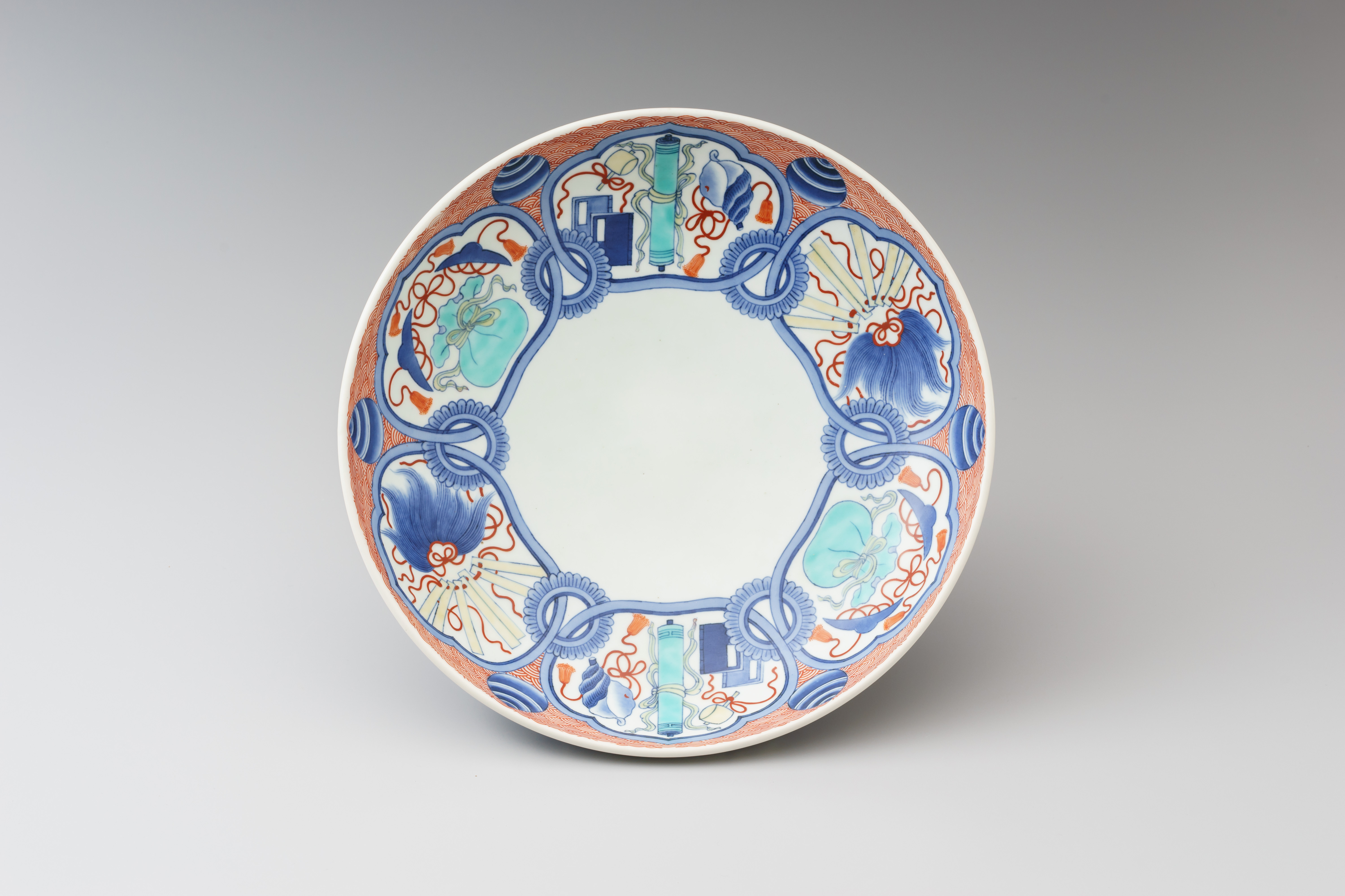 色鍋島 鳥 古美術 ファッション 色鍋島鳥古美術