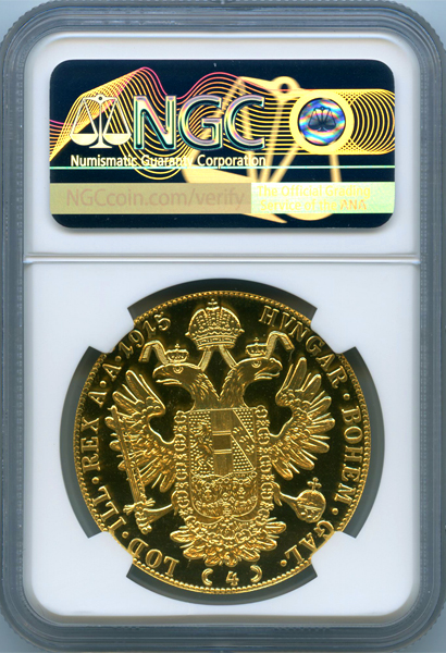 オーストリア フランツ・ヨーゼフ1世 1915年 4ダカット 金貨 リスト