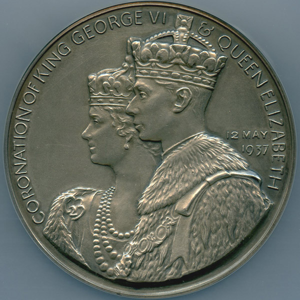 イギリス ジョージ6世戴冠記念 1937年 銀メダル NGC MS62 | ARK