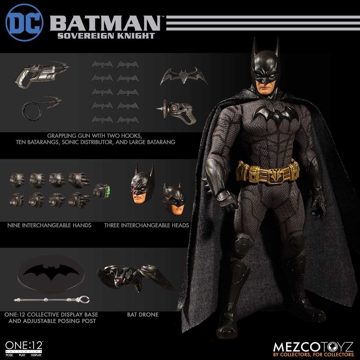 Golden Age Batman One:12 Collective Figure Debuts from Mezco mezco