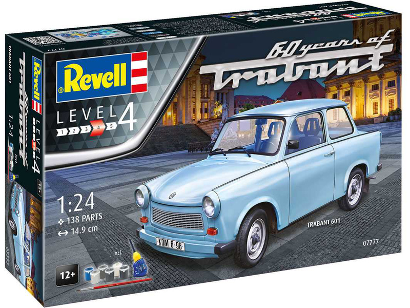 Revell Gift-Set Trabant 601S 60th anniversary (1:24) (RVL07777