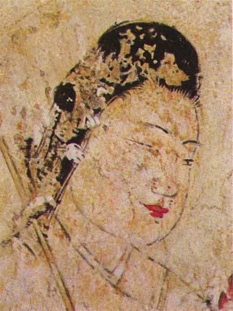 飛鳥高松塚壁画 女子像 壁掛 大型パネル 飛鳥高松塚壁画 女子像 壁掛