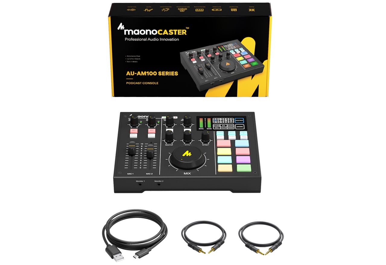 maono AU-AM100 K1 オーディオインターフェースマイクセット maono AU