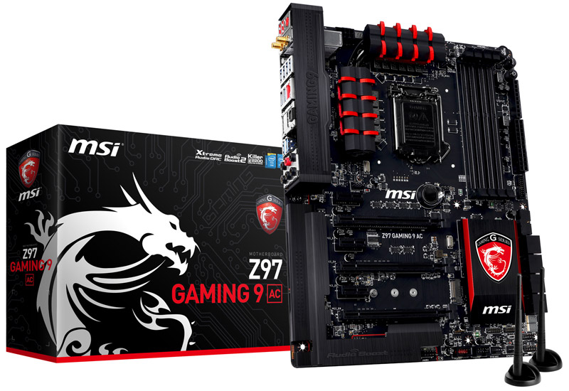 Z97 GAMING 9 AC | MSI マザーボード Intel Z97チップセット | 株式