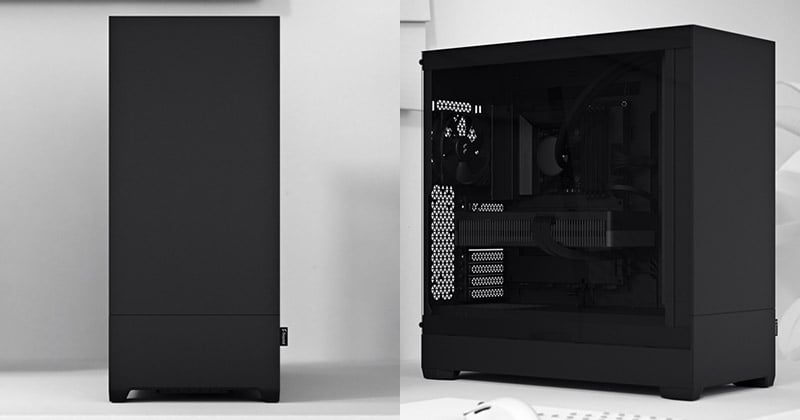 PCケース(自作PC用) Fractal Design Pop Silent Black Solid Amazon