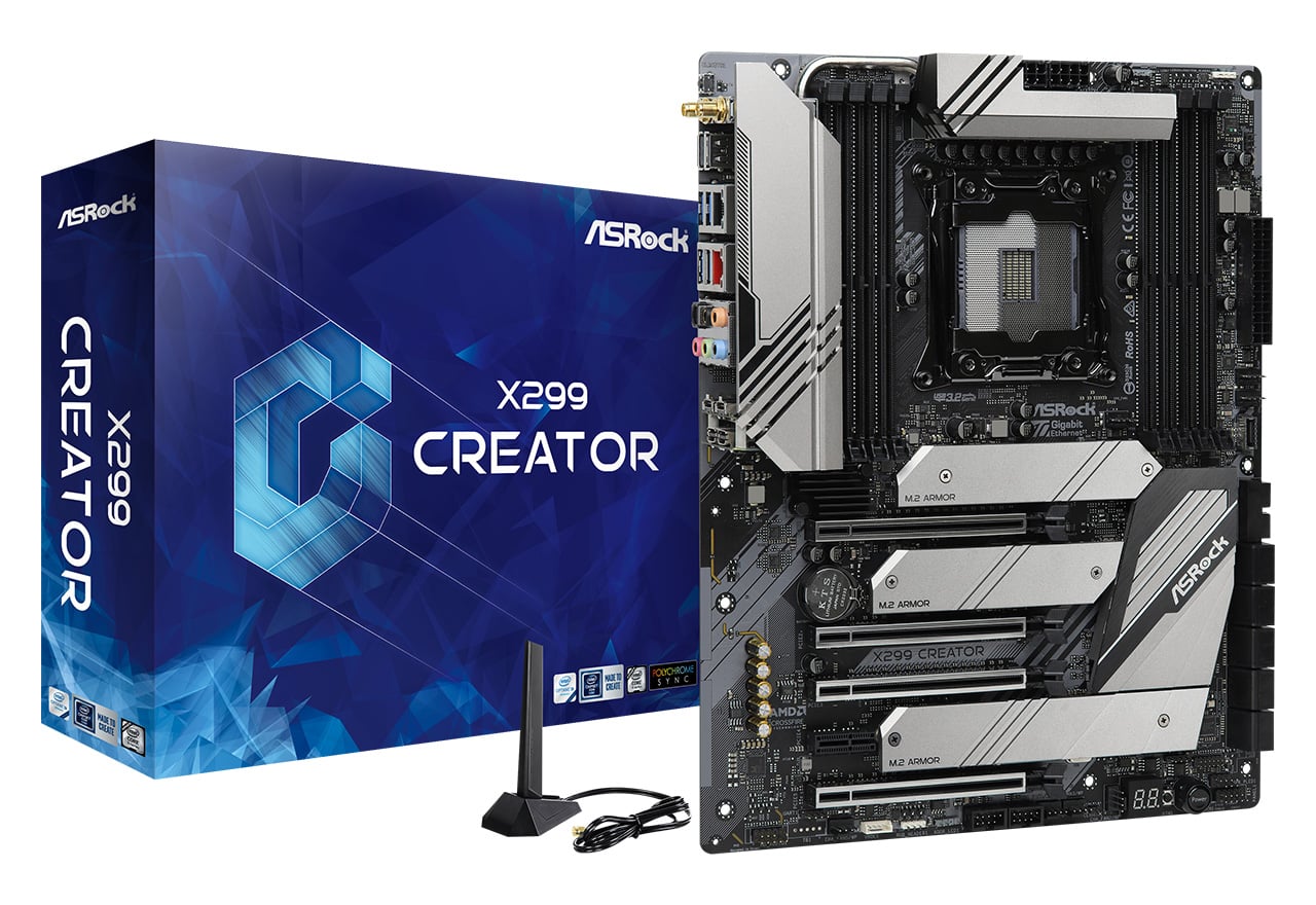 X299 Creator | ASRock マザーボード Intel X299チップセット | 株式