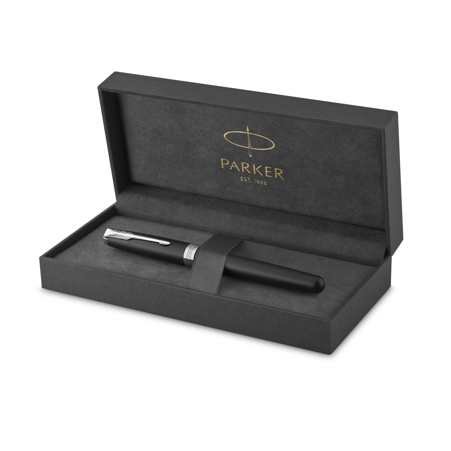 Parker Sonnet Rollerball Pen - Matte Black with Chrome Trim