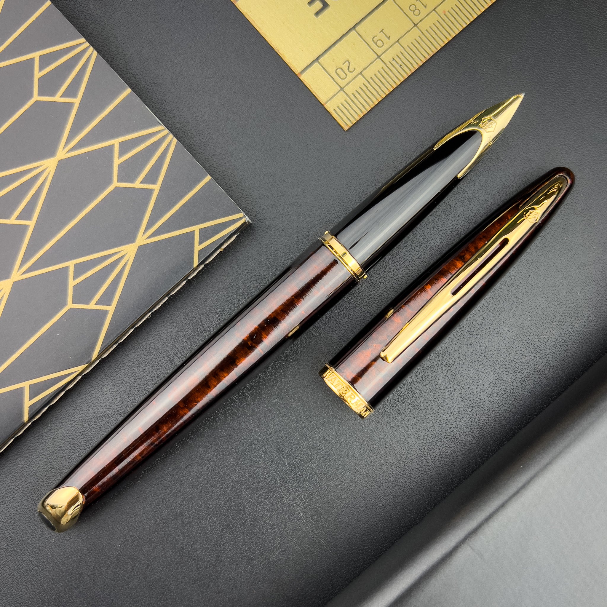 Waterman Carene Fountain Pen - Amber – Atlas Stationers