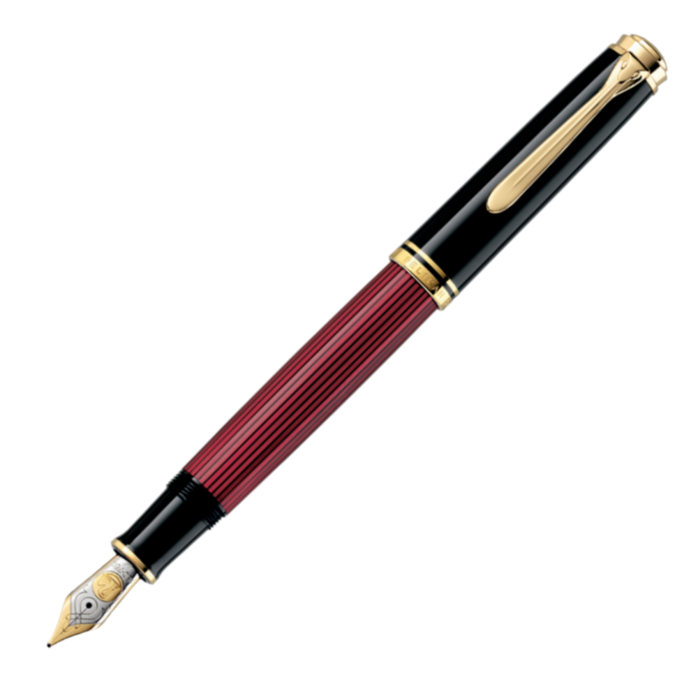 Pelikan Souveran M800 Fountain Pen - Red – Atlas Stationers