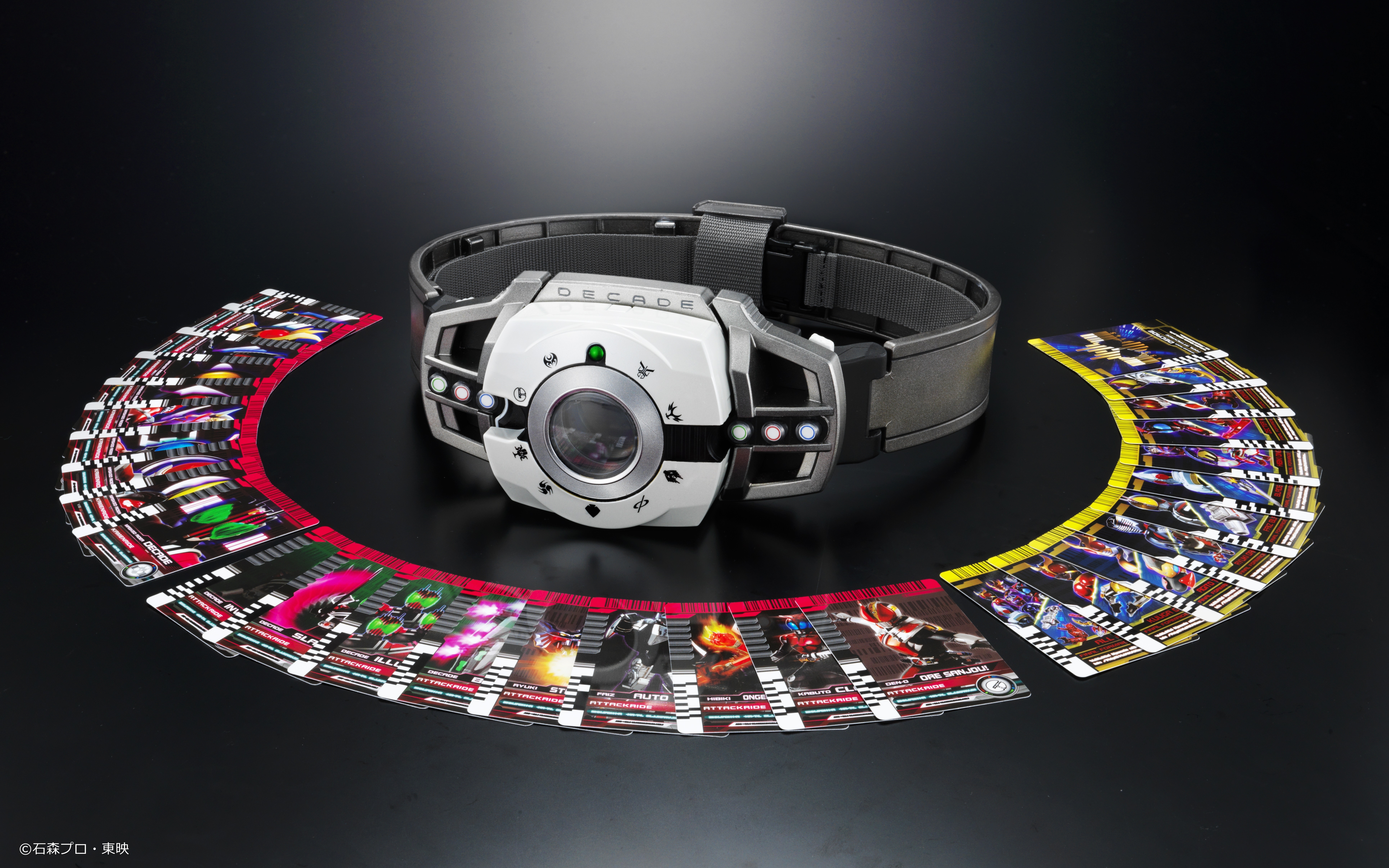 CSM風 ディケイドライバー 仮面ライダー 変身ベルト LED発光 仮面