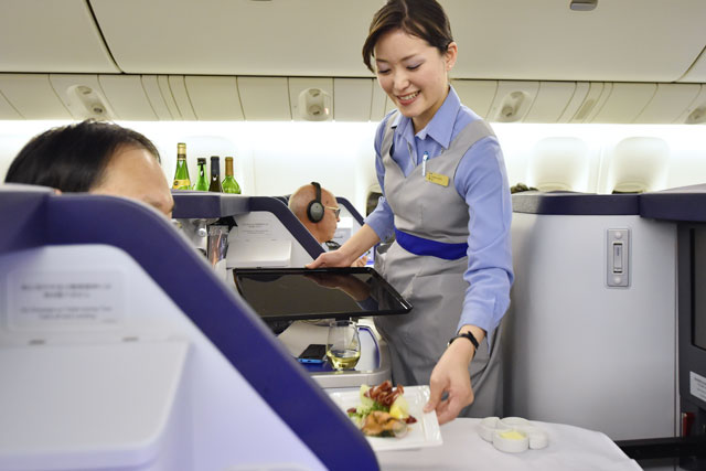 ANA ポスター CA B1サイズ キャビンアテンダント 客室乗務員 ANA