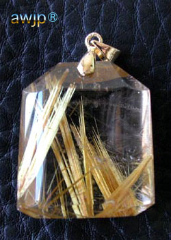 金針水晶 天然水晶ペンダントトップ 1) | 天然石パワーストーン専門店 awjp