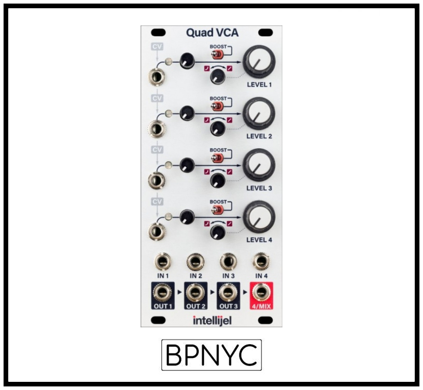 Intellijel Designs Quad VCA Eurorack モジュラー 販売 通販 お気軽に