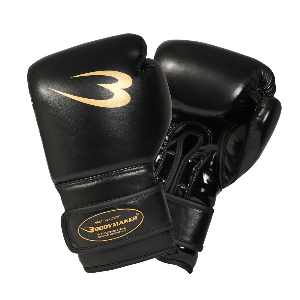 フィットネスボクシンググローブ F ブラック KG083FBK｜BODYMAKER