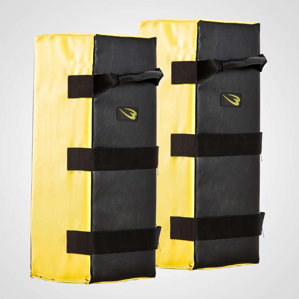 ハイパーキックミットSP 2個セット ブラック×イエロー KM115BKYE
