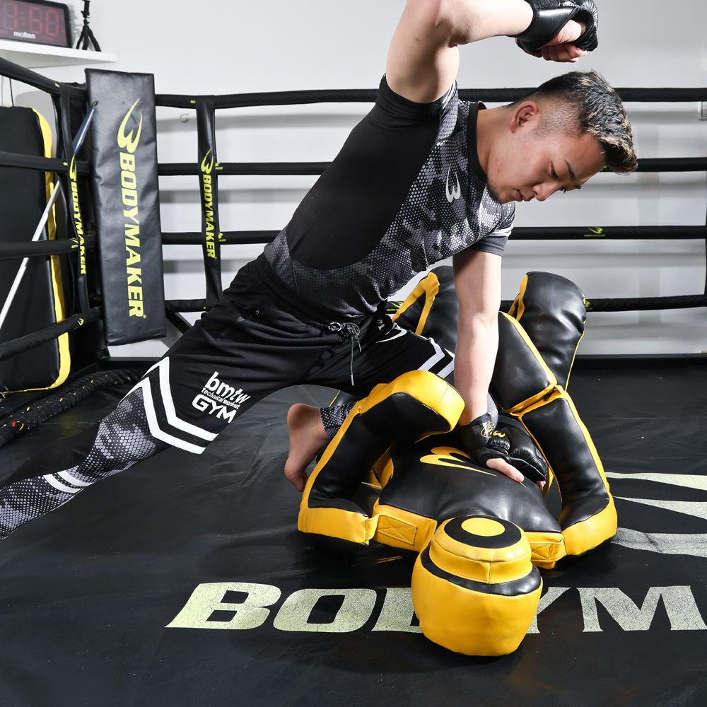 グラップリングダミーミット人形タイプ ブラック KB026BK｜BODYMAKER