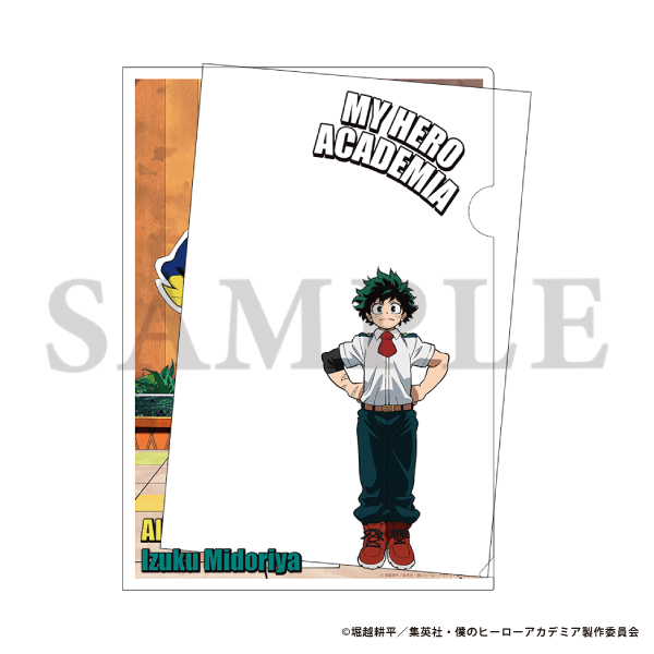 僕のヒーローアカデミア クリアファイル オールマイトといっしょ 緑谷