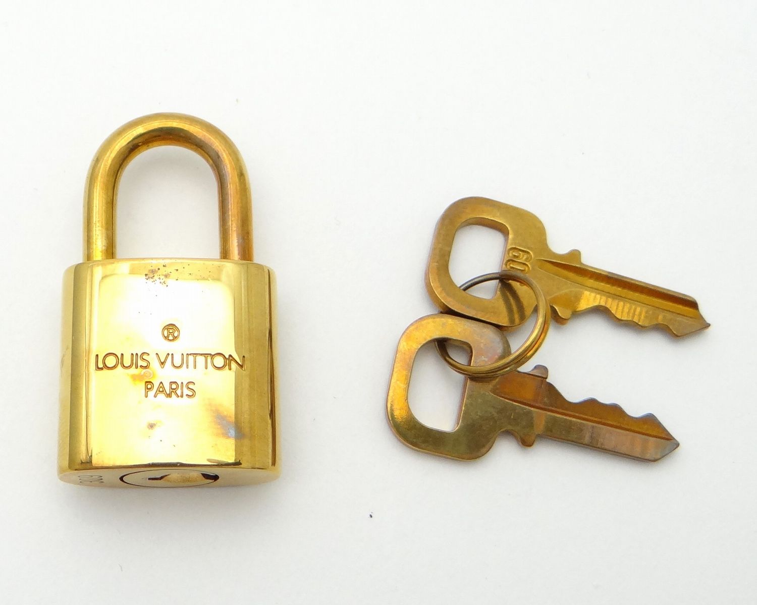 AA827 ルイヴィトン ダイヤル式 パドロック 鍵 南京錠 カデナ 超美品