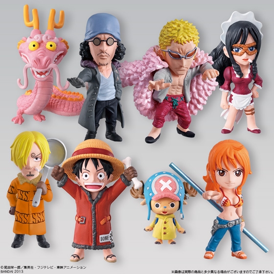 ONE PIECE ワーコレ ドレスローザ 麦わら大船団 子分盃 7体セット