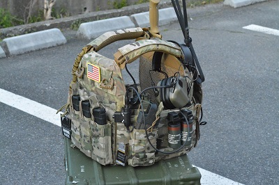 希少一点物 実物プレートキャリア 特殊部隊装備 マルチカム 希少一点物