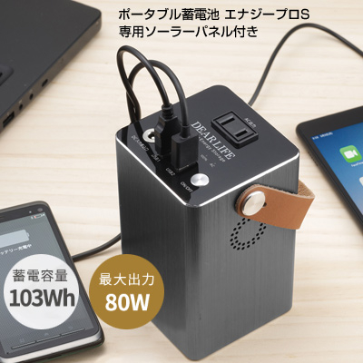 ポータブル 蓄電池 エナジープロS[LB-100/LBP-21] 専用ソーラーパネル