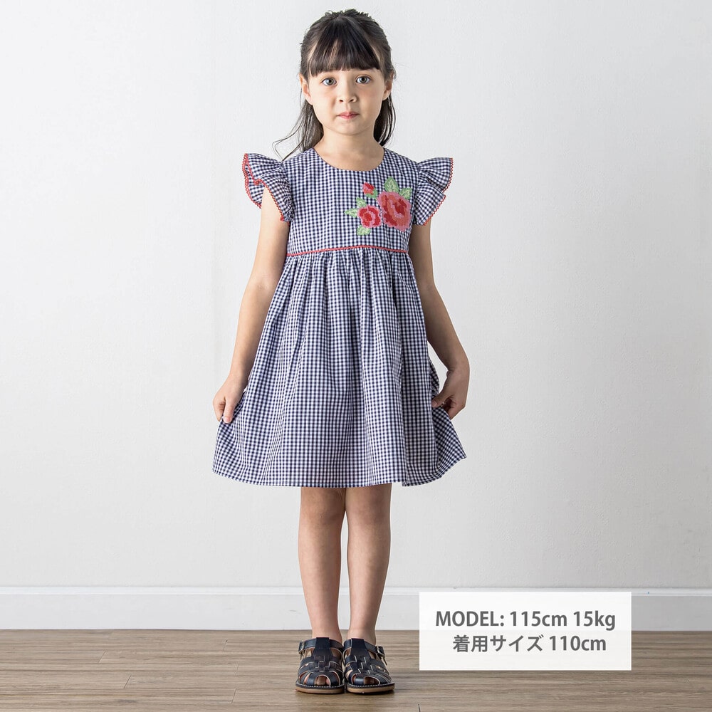 新品 familiar ファミリア ワンピース新品】ファミリア ワンピース 90