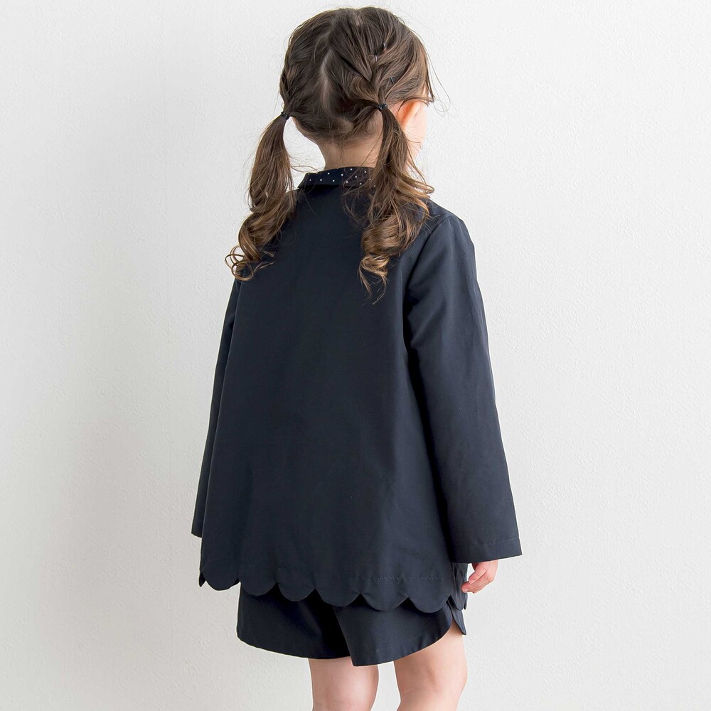 クロス裏ドットコート(100~140cm)(100cm キャメル): ジャケット