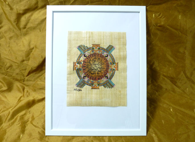 エジプト パピルス画 デンデラの黄道図 エジプト パピルス画 デンデラ