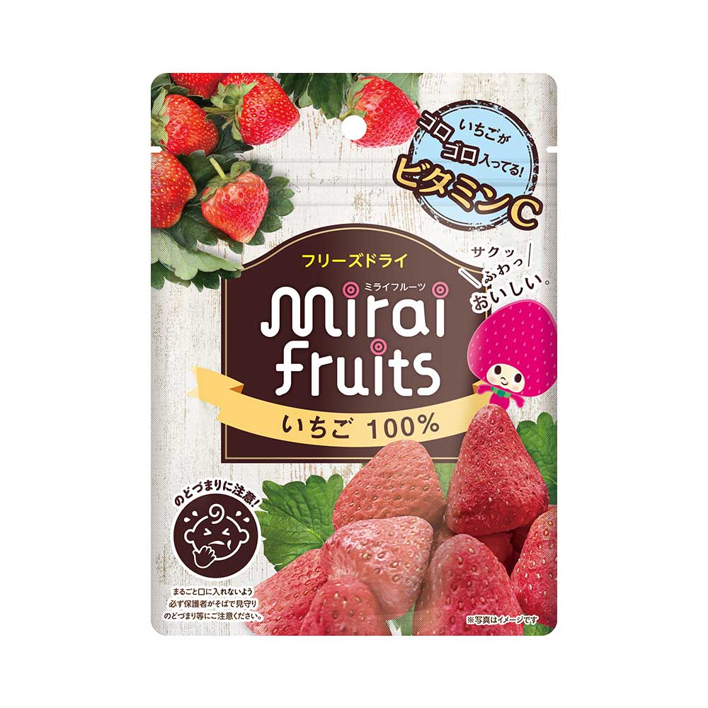 ミライフルーツいちご 着色料・香料不使用 フリーズドライフルーツ