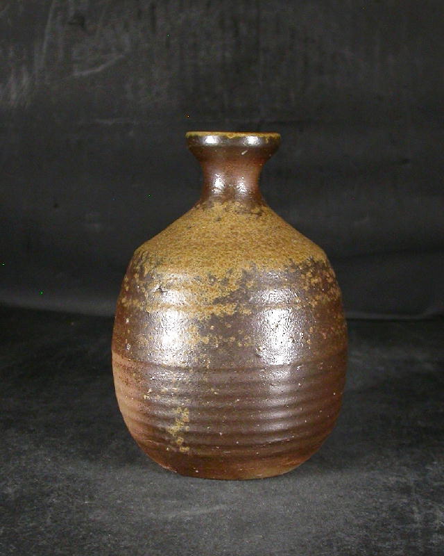 備前焼 登窯 備前焼中堅作家 井上 雅司 共箱付き黄ゴマ徳利2 備前焼卸