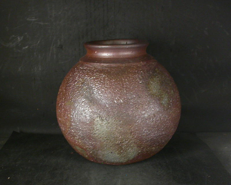 備前焼稗田茂硫壺