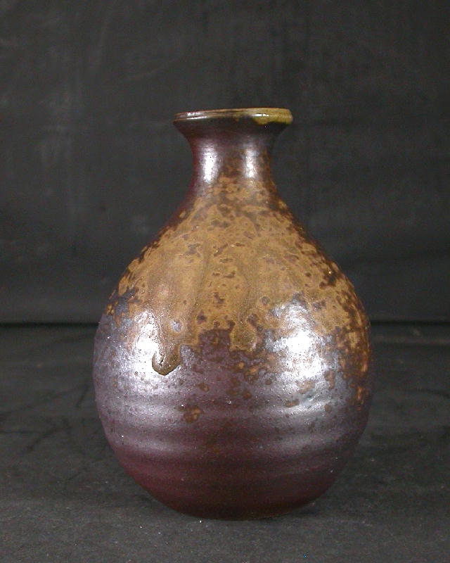 備前焼 登窯 備前焼中堅作家 竹内 靖之（山本） 最新作金彩・黄ゴマ