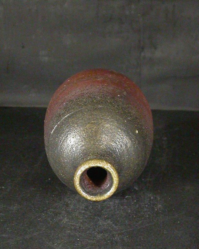 備前焼 登窯 備前焼名門作家 山本 竜一 共箱付き桟切・黄ゴマ徳利4