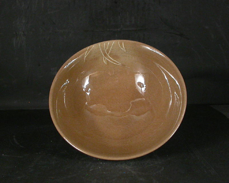 岡山県重要無形文化財 黒井千左 虫明焼 茶盌 共箱 抹茶碗 抹茶茶碗