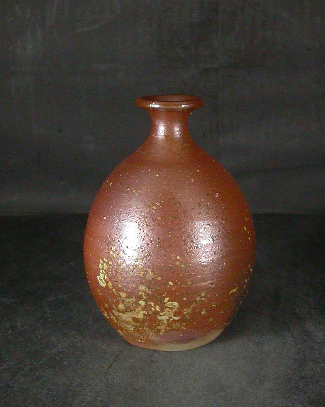 備前焼 登窯 南燦窯所属作家 松原 勝 共箱付き黄ゴマ徳利1 備前焼卸