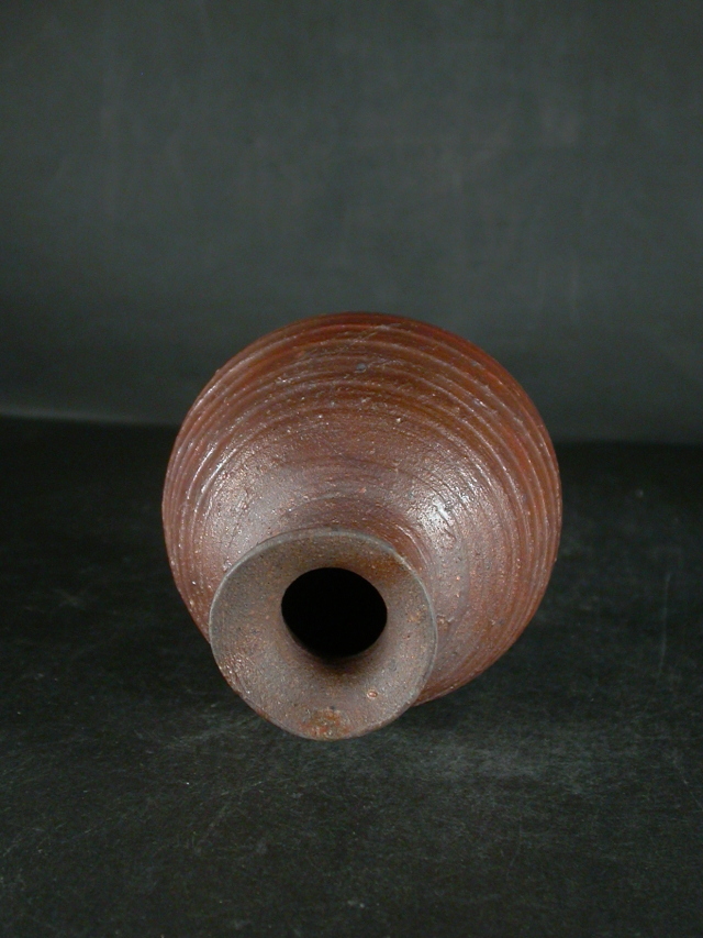 備前焼 穴窯 備前焼物故作家 前嶋 五一郎 緋襷徳利76 備前焼卸・小売