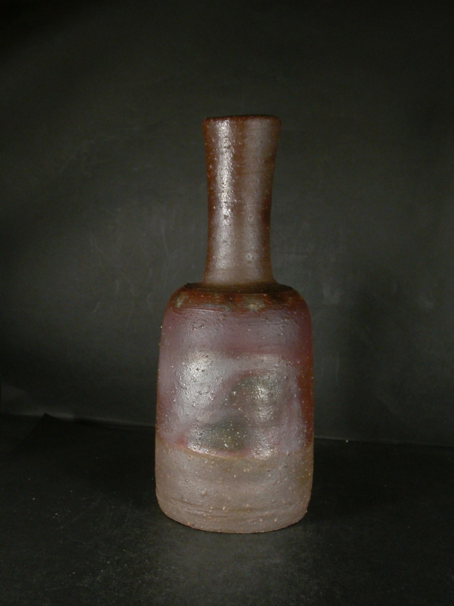 山本雄一 備前焼緋襷茶碗 共箱 緋襷 県重要無形文化財 備前焼