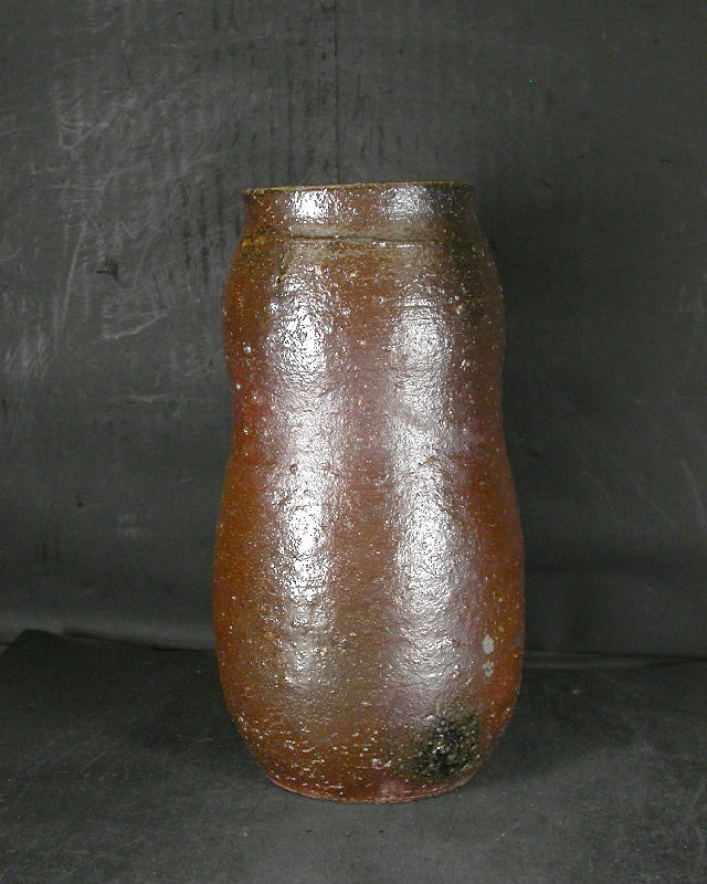 備前焼 壺 鈴木楽川作 備前焼 壺 鈴木楽川作 備前焼 壺 原田陶月氏作