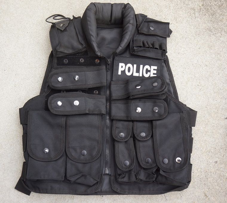 米法執行機関放出ヴードゥ製ポリスベスト黒 - ミリタリーサープラス