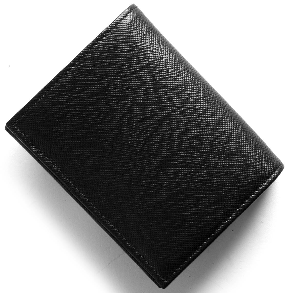 PRADA ブラック レザー 二つ折り財布